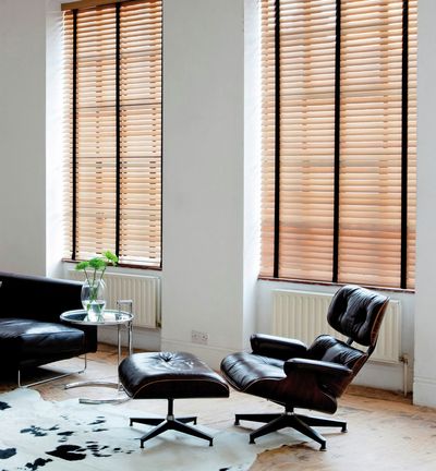 Sistemas de Venecianas, SG 8960, Room shot, wood slats 50mm