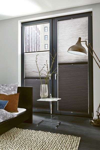 Sistemas de plisadas, SG 8500, DUETTE® Fixé Elan, Col 20012, DUETTE® Architella® Elan Dark, Col 20086, BB35