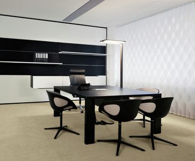 Sistemas de bandas verticales, SG 2910, Multi Visio, Room shot "Bene Office and Showroom", Vienna, Austria, Vertical Waves