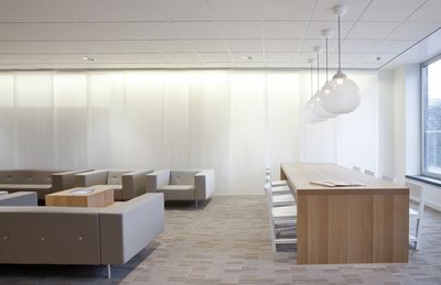 Sistemas de panel japonés, SG 2700, Colorama 1, Room shot "DLA Piper",Amsterdam, the Netherlands