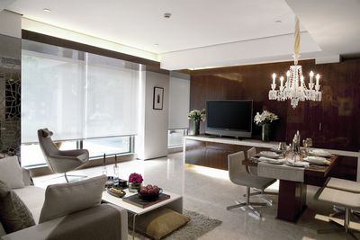 Sistemas de enrollables, Customer Fabrics, Room shot "Residence 8", Shanghai, China