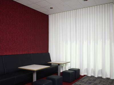 Curtain Systems, SG 5100, Colorama 2, Room Shot "WY Building", High Tech Campus Eindhoven, NL