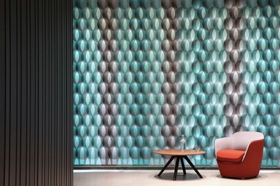 Sistemas de bandas verticales, SG 2960, Multi Visio, UFOU Showroom, Shanghai, China