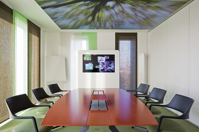 Systèmes parois japonaises, SG 2700, Colorama 2, Room shot "Disy Information Systems GmbH", Karlsruhe, Germany
