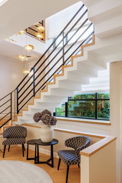 Systèmes rideaux drapés, SG 2360, Colorama 2, Villa at the lake, Lucerne, Switzerland