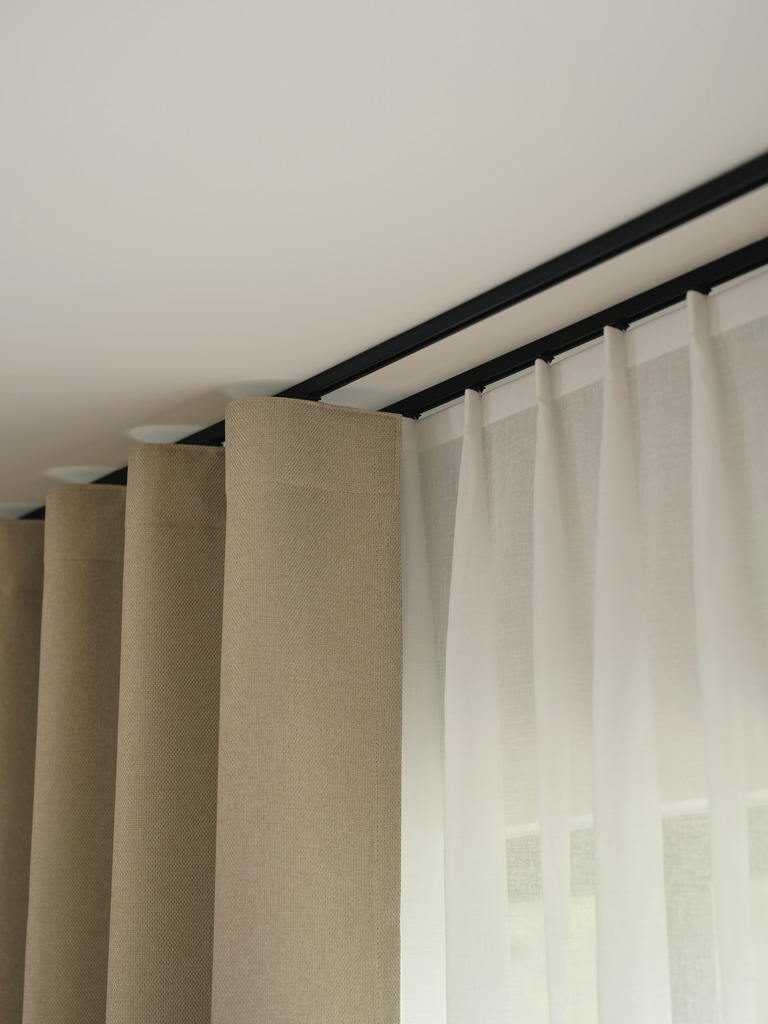 Silent Gliss Cord Operated Curtain Track System